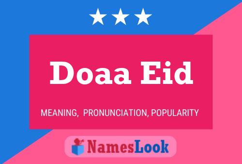 ملصق اسم Doaa Eid