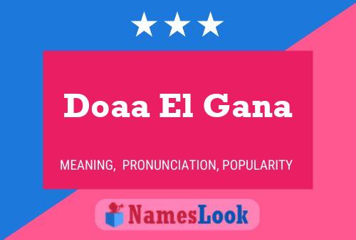 ملصق اسم Doaa El Gana