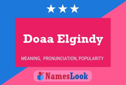 ملصق اسم Doaa Elgindy