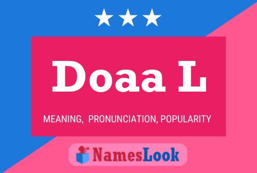 ملصق اسم Doaa L