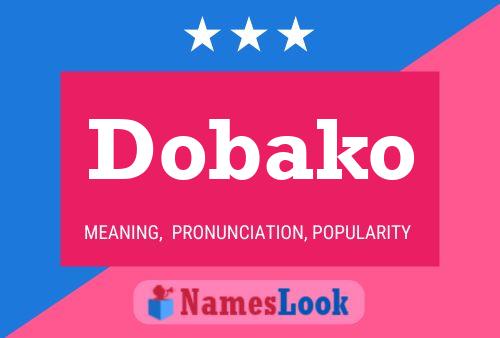 ملصق اسم Dobako