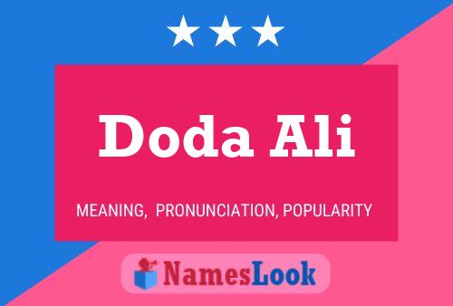 ملصق اسم Doda Ali