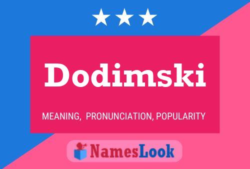 ملصق اسم Dodimski