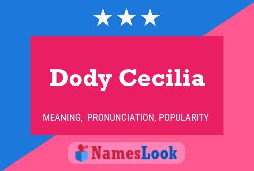 ملصق اسم Dody Cecilia