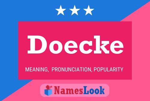 ملصق اسم Doecke