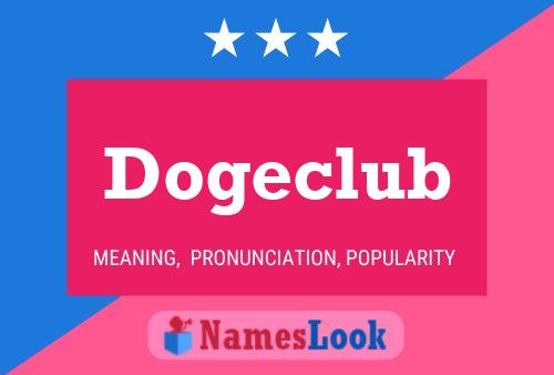 ملصق اسم Dogeclub