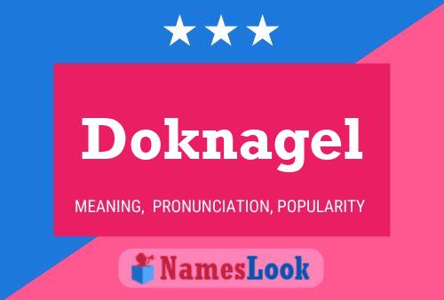 ملصق اسم Doknagel