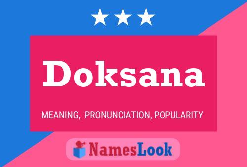 ملصق اسم Doksana