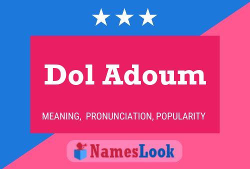 ملصق اسم Dol Adoum