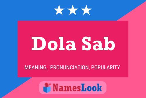 ملصق اسم Dola Sab