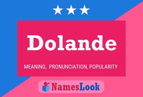 ملصق اسم Dolande