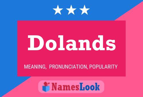 ملصق اسم Dolands