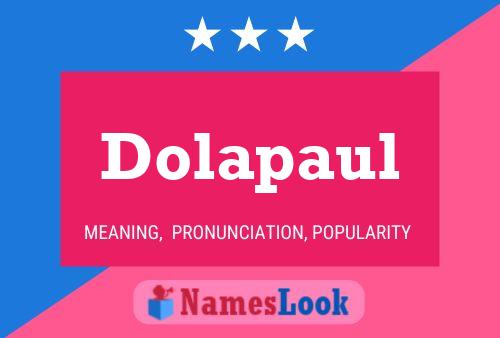 ملصق اسم Dolapaul