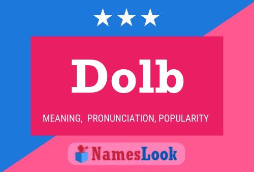 ملصق اسم Dolb