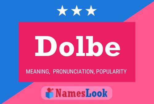 ملصق اسم Dolbe