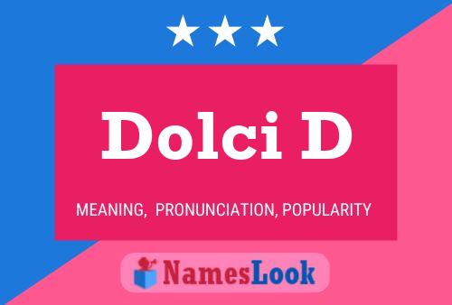 ملصق اسم Dolci D