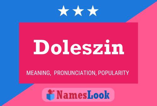 ملصق اسم Doleszin