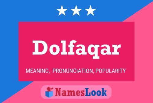 ملصق اسم Dolfaqar