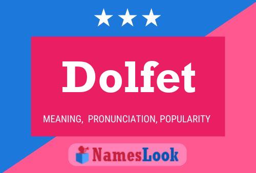 ملصق اسم Dolfet