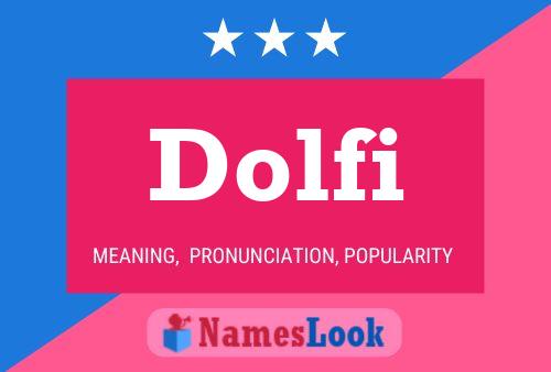 ملصق اسم Dolfi