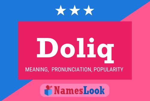 ملصق اسم Doliq