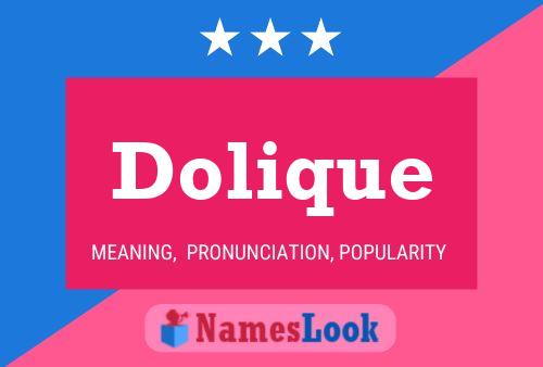 ملصق اسم Dolique