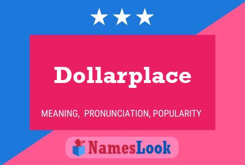 ملصق اسم Dollarplace