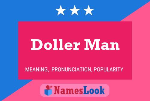 ملصق اسم Doller Man