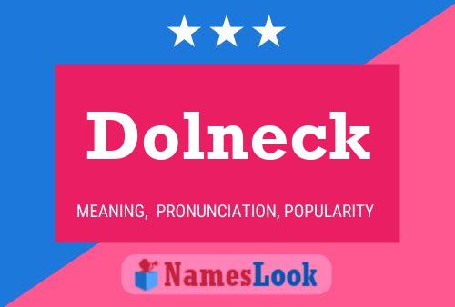 ملصق اسم Dolneck