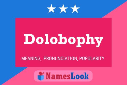 ملصق اسم Dolobophy