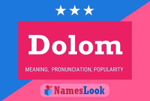 ملصق اسم Dolom