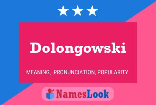 ملصق اسم Dolongowski