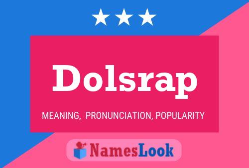 ملصق اسم Dolsrap