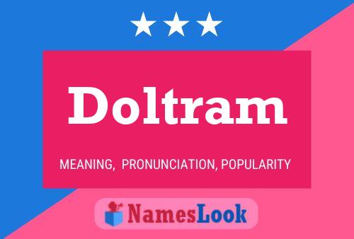 ملصق اسم Doltram