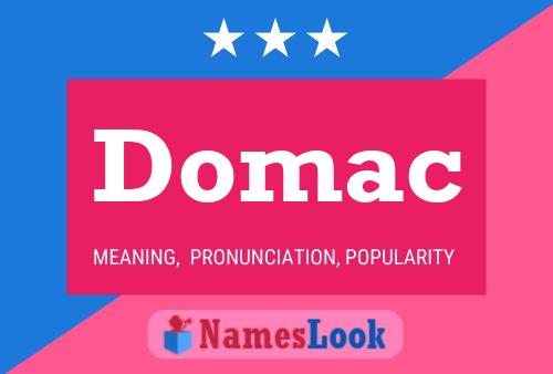 ملصق اسم Domac