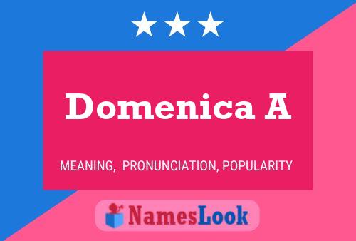 ملصق اسم Domenica A