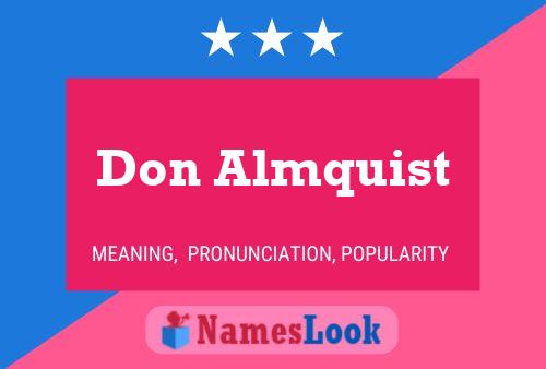 ملصق اسم Don Almquist