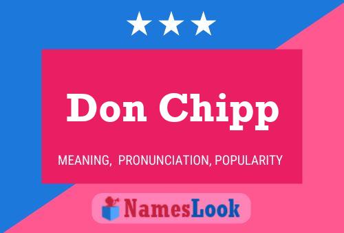 ملصق اسم Don Chipp