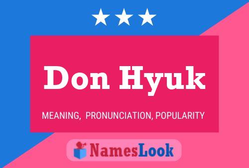 ملصق اسم Don Hyuk