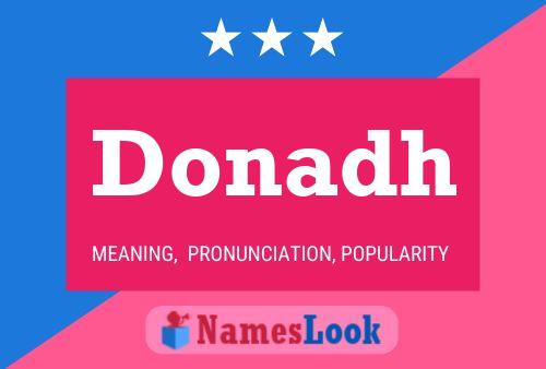 ملصق اسم Donadh