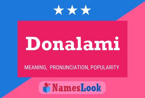 ملصق اسم Donalami