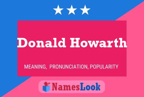 ملصق اسم Donald Howarth