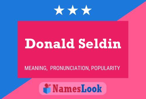 ملصق اسم Donald Seldin