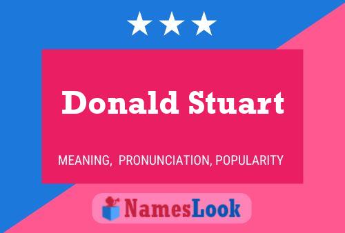 ملصق اسم Donald Stuart