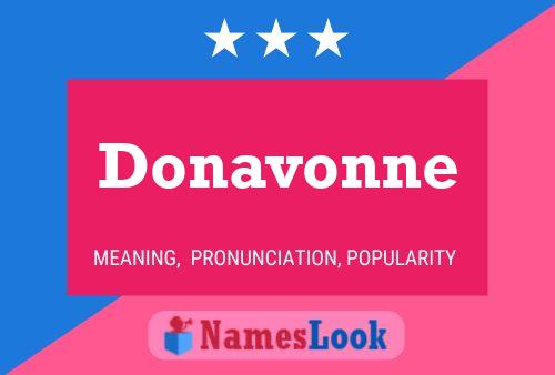 ملصق اسم Donavonne