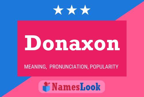 ملصق اسم Donaxon