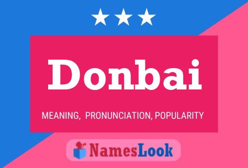 ملصق اسم Donbai