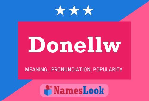 ملصق اسم Donellw