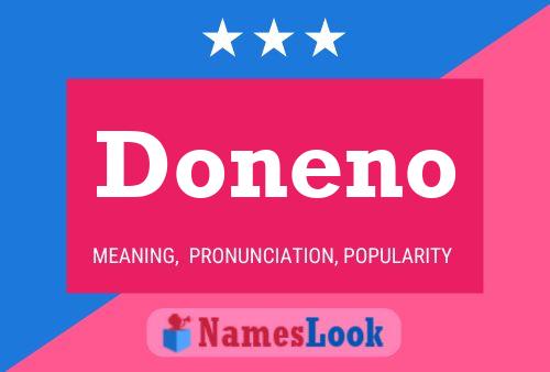 ملصق اسم Doneno