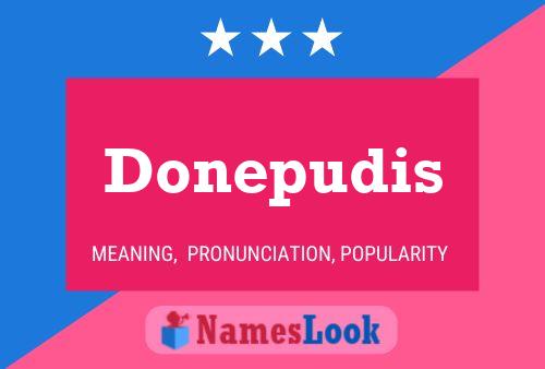 ملصق اسم Donepudis